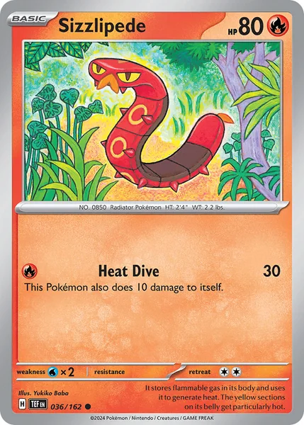 Sizzlipede card image