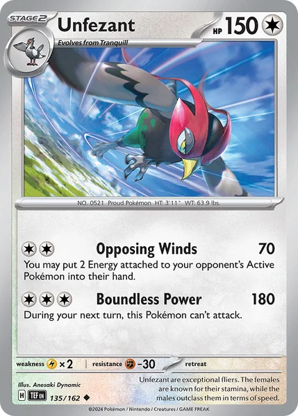 Unfezant card image