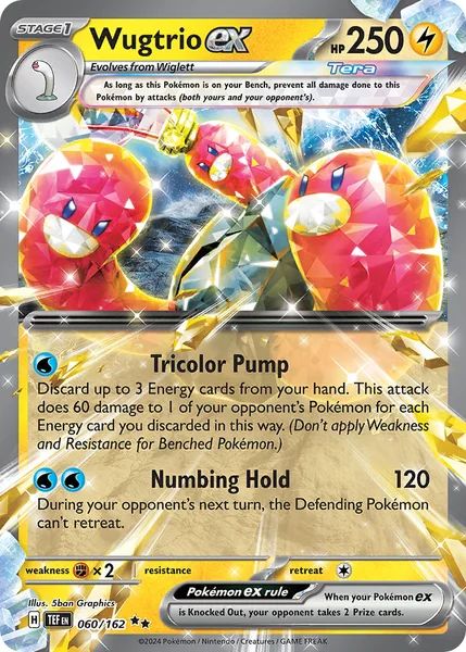 Wugtrio ex card image