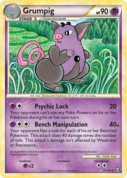 Grumpig card image