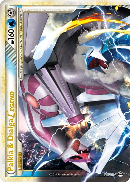 Palkia & Dialga LEGEND card image