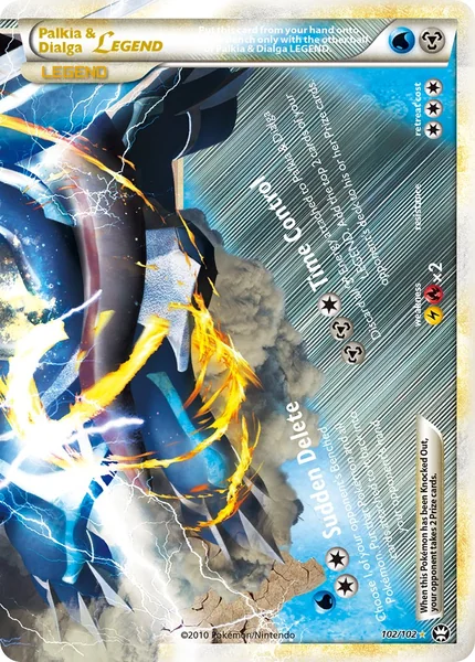 Palkia & Dialga LEGEND card image