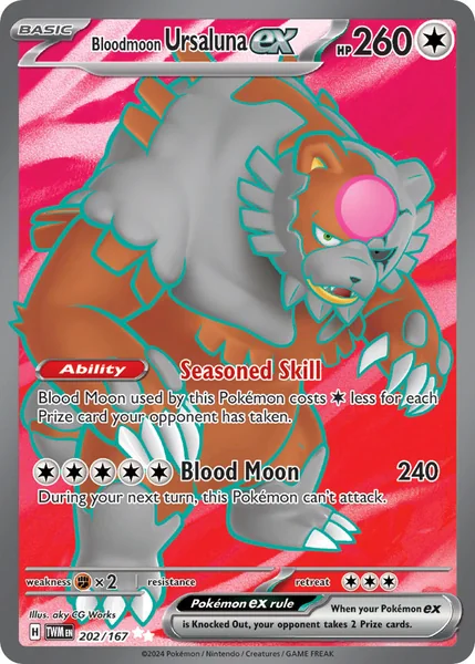 Bloodmoon Ursaluna ex card image