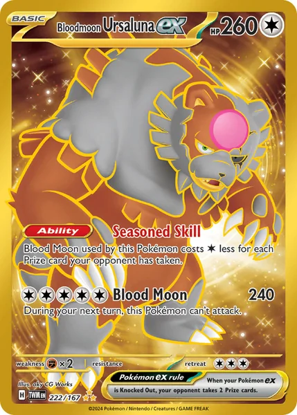 Bloodmoon Ursaluna ex card image