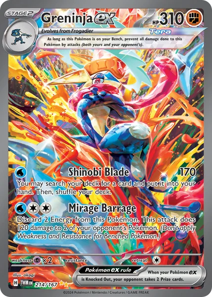 Greninja ex card image