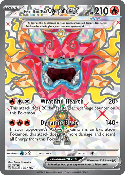 Hearthflame Mask Ogerpon ex card image