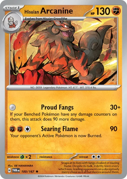 Hisuian Arcanine card image