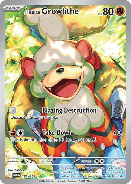 Hisuian Growlithe card image