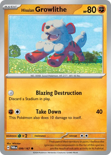 Hisuian Growlithe card image