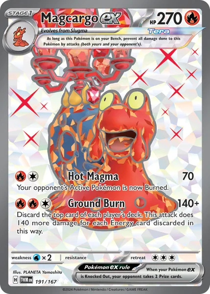 Magcargo ex card image