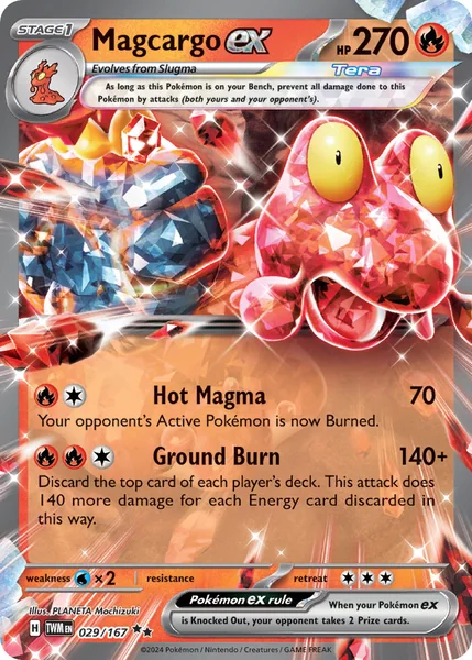 Magcargo ex card image