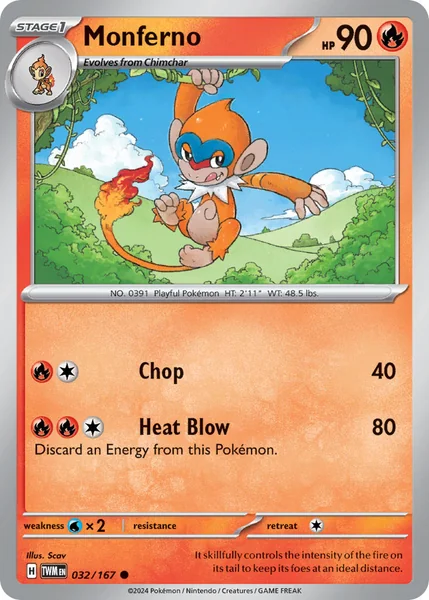 Monferno card image
