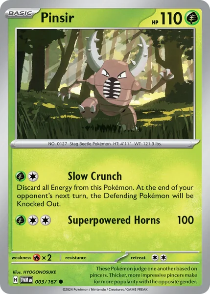 Pinsir card image