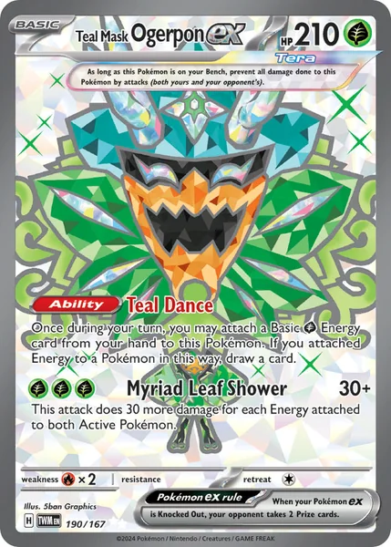 Teal Mask Ogerpon ex card image