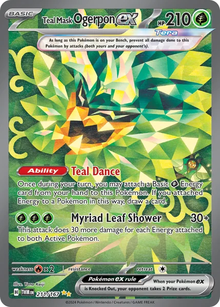 Teal Mask Ogerpon ex card image