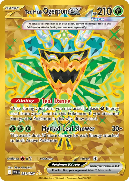Teal Mask Ogerpon ex card image