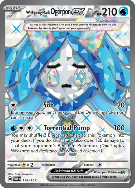 Wellspring Mask Ogerpon Ex card image