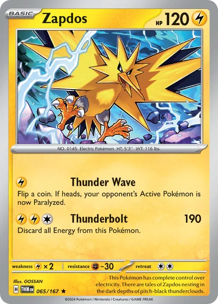 Zapdos card image