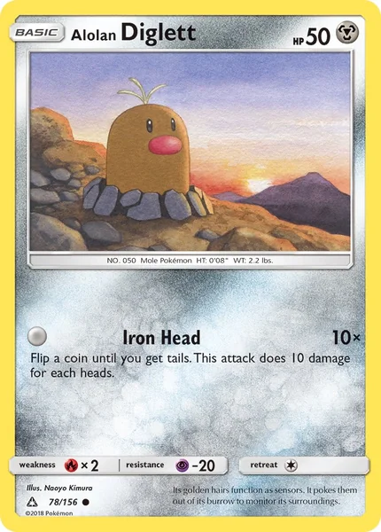 Alolan Diglett card image