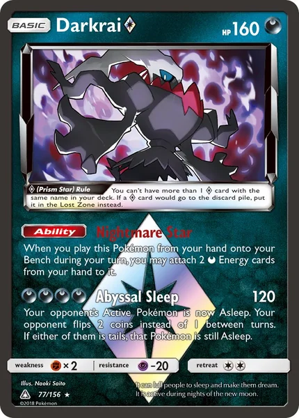 Darkrai Prism Star card image