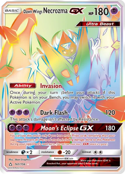 Dawn Wings Necrozma GX card image
