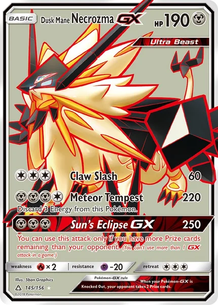 Dusk Mane Necrozma GX card image