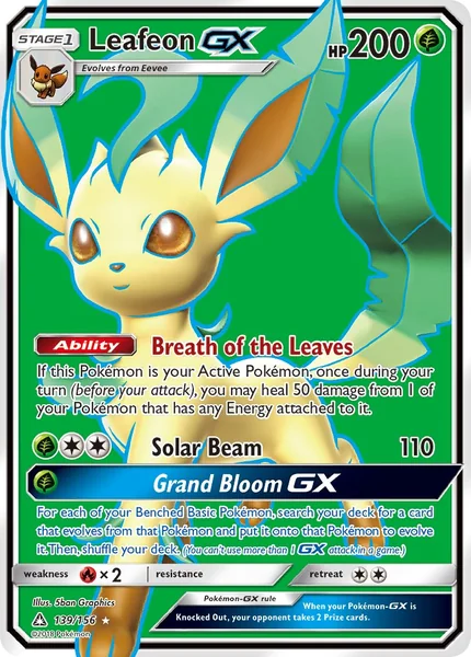 Leafeon GX card image