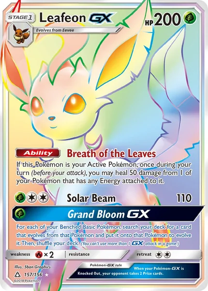 Leafeon GX card image