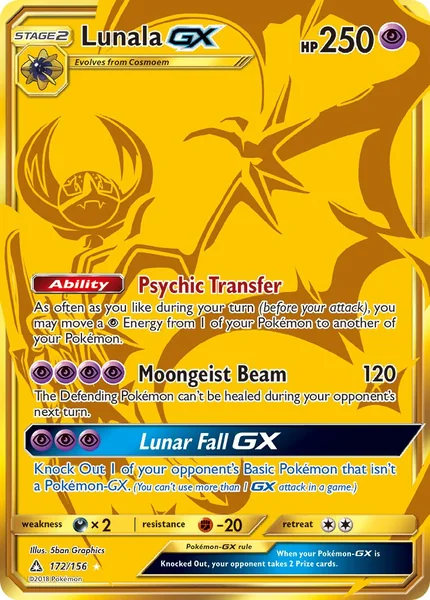 Lunala GX card image