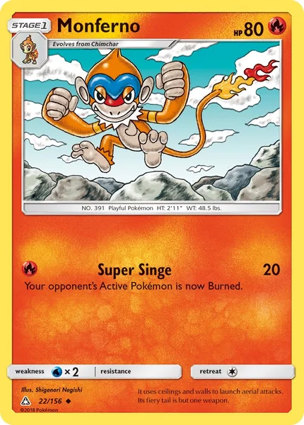 Monferno card image