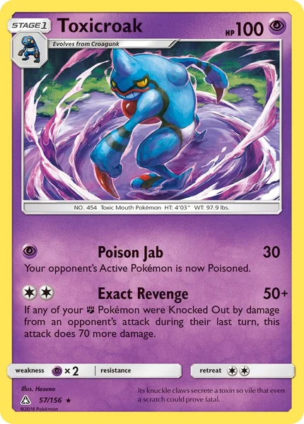Toxicroak card image