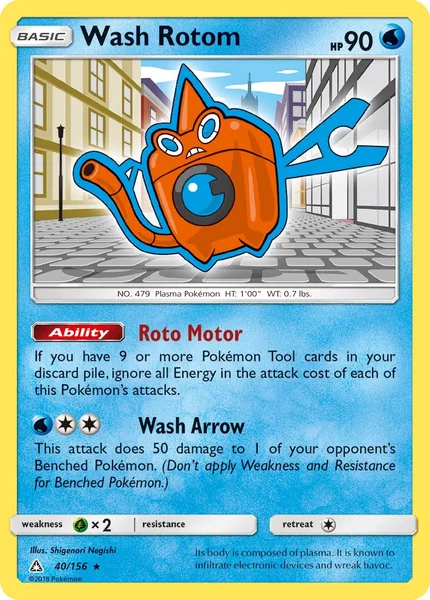 Wash Rotom card image