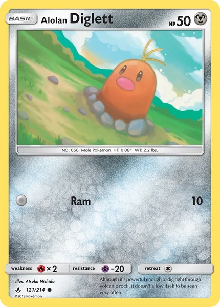 Alolan Diglett card image