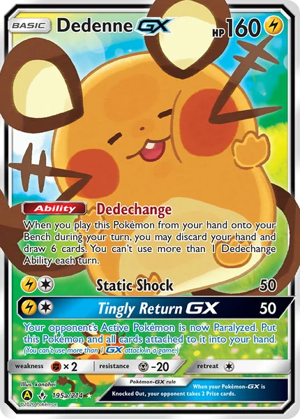 Dedenne GX card image