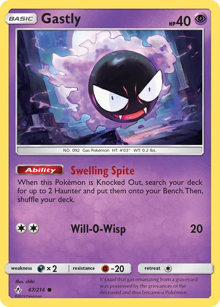 Gastly card image