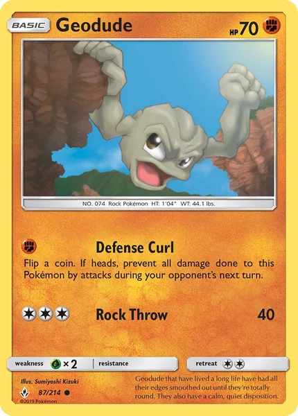 Geodude card image
