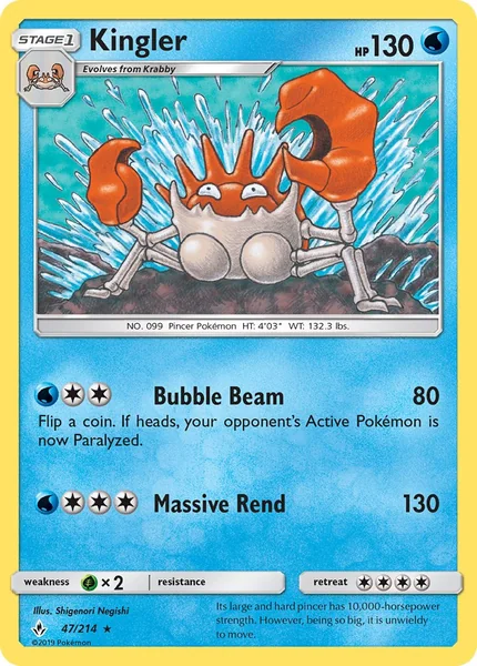 Kingler card image