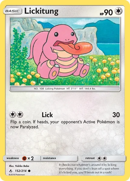 Lickitung card image