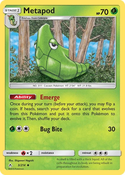 Metapod card image