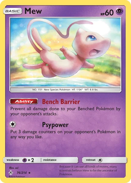 Mew card image