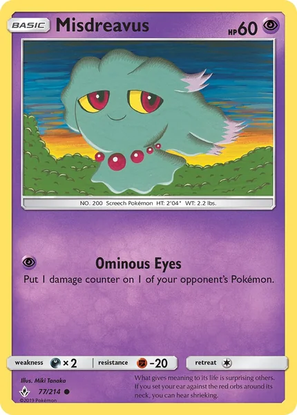 Misdreavus card image