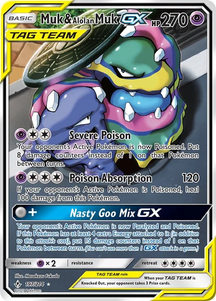 Muk & Alolan Muk GX card image