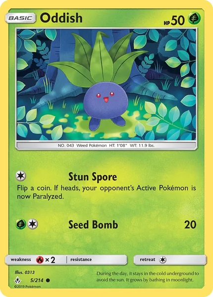 Oddish card image