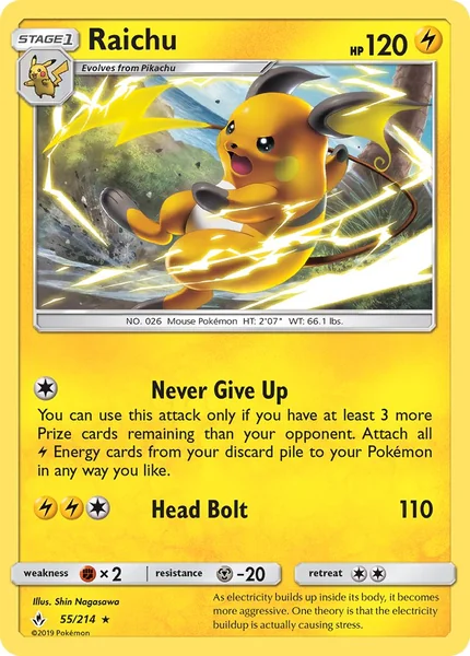 Raichu card image