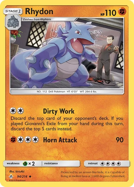 Rhydon card image