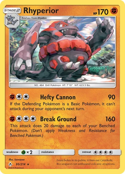 Rhyperior card image