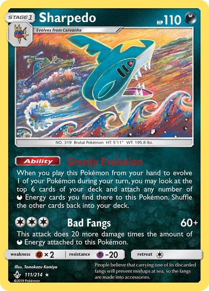 Sharpedo card image