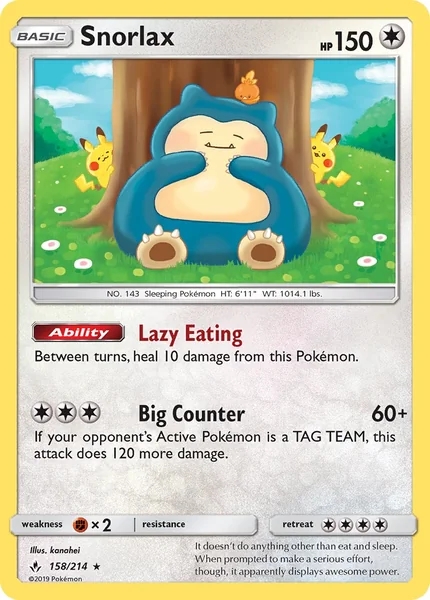 Snorlax card image