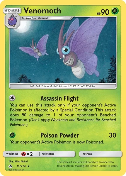 Venomoth card image