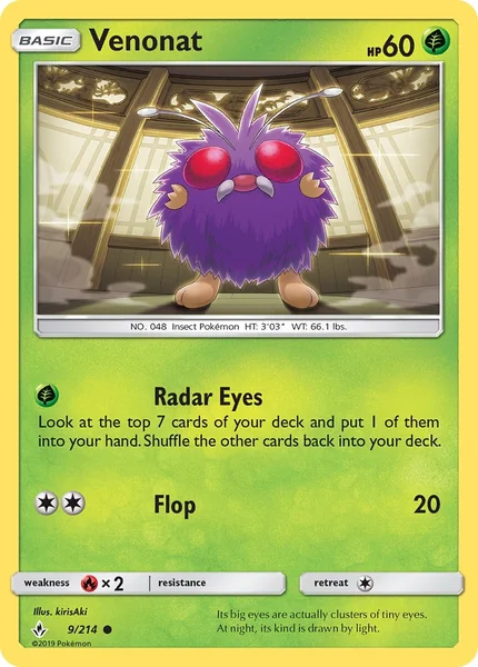 Venonat card image